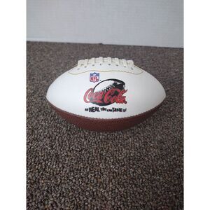 VTG‎ NFLP Official NFL Coca Cola Colab FOOTBALL So Real You Can Taste It HTF